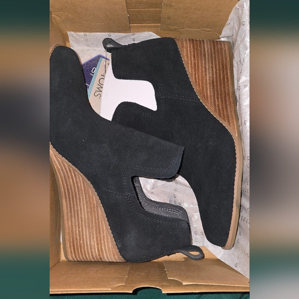 Black Suede Women's Ankle Boots